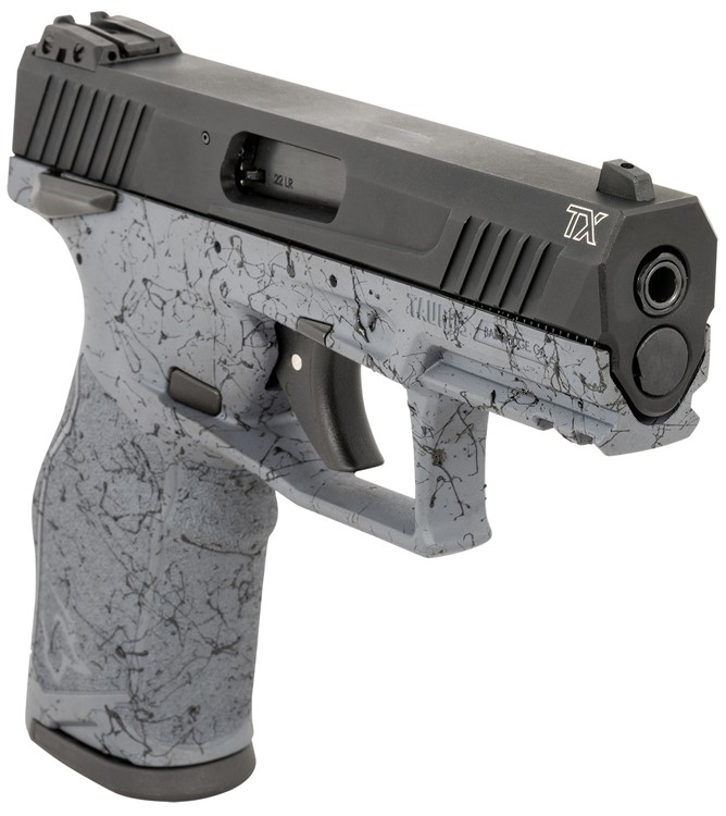 Taurus TX22 22 LR Pistol 4.10 Gray w/Black Webbing 1TX22141SP110-img-2