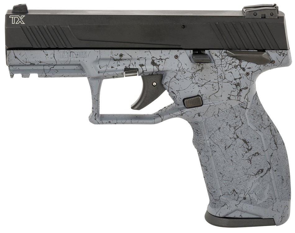 Taurus TX22 22 LR Pistol 4.10 Gray w/Black Webbing 1TX22141SP110-img-1