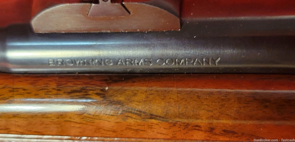 Browning Belgium Safari 7mm Remington Mag 24" Gloss Wood Penny Auction-img-4