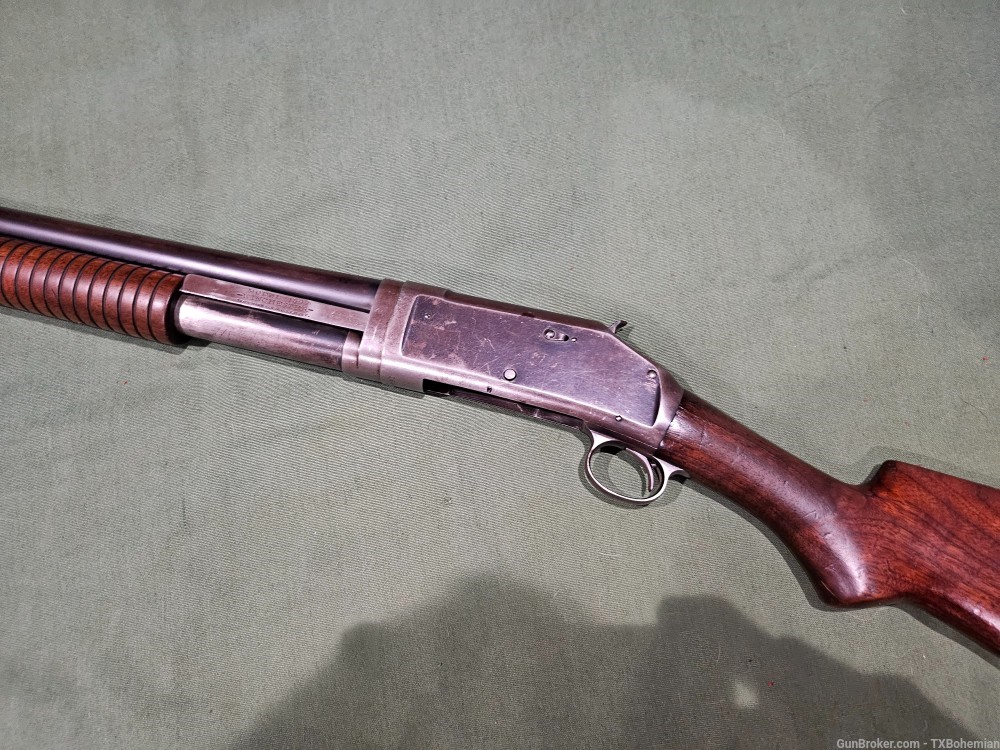 Winchester 1897 Slide Action, Pump, Slam Fire, 12 Guage, Cowboy Action -img-8