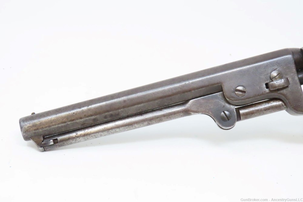1867 Antique COLT Model 1851 NAVY .36 Caliber PERCUSSION Revolver Hickok-img-2