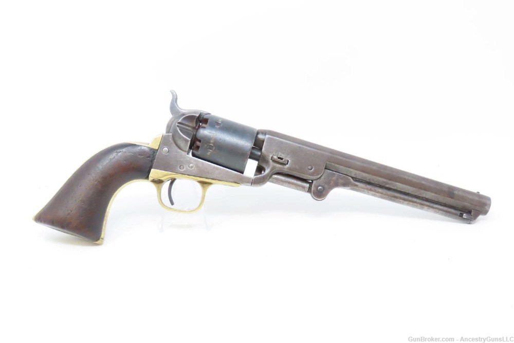 1867 Antique COLT Model 1851 NAVY .36 Caliber PERCUSSION Revolver Hickok-img-15
