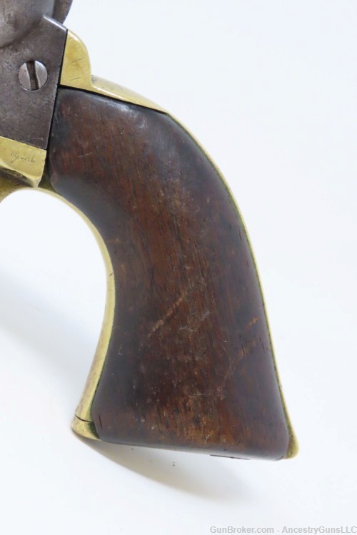 1867 Antique COLT Model 1851 NAVY .36 Caliber PERCUSSION Revolver Hickok-img-4