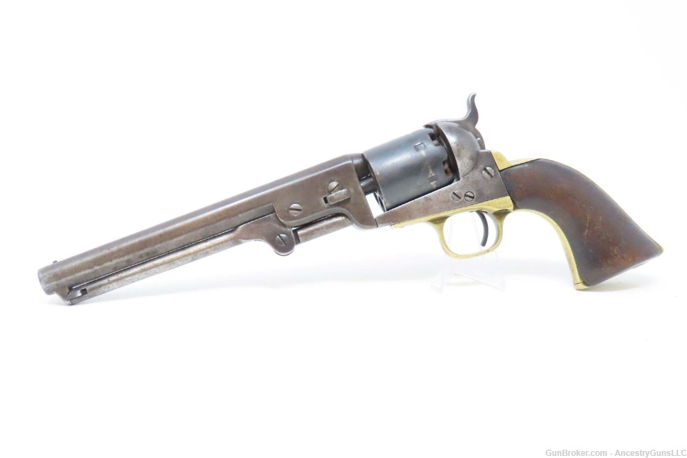 1867 Antique COLT Model 1851 NAVY .36 Caliber PERCUSSION Revolver Hickok-img-1