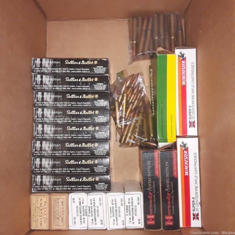 Large Lot of 8mm Mauser Ammo -img-0