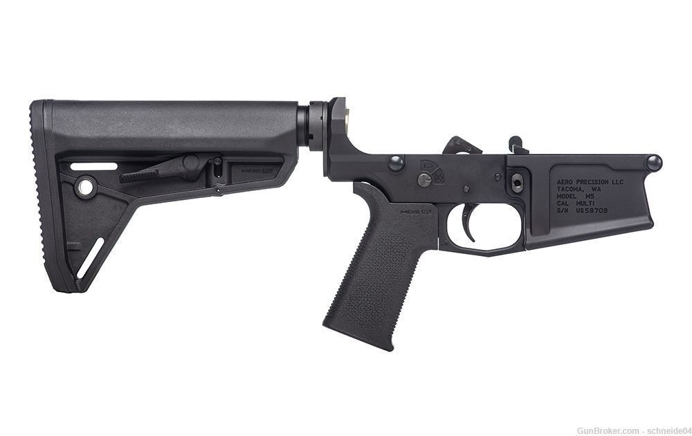 Aero Precision M5 Complete Lower Receiver w/ MOE SL Grip & SL Carbine Stock-img-0