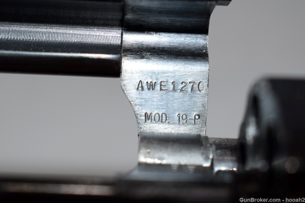 Rare Smith & Wesson S&W 19P 19-P Export Revolver 357 Mag Wischo German Peru-img-32