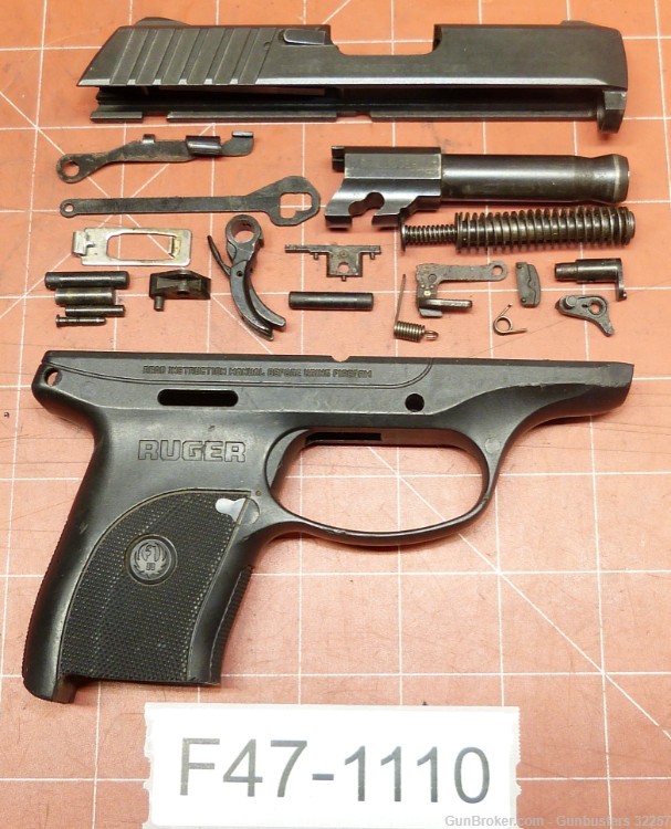 Ruger EC9s 9mm, Repair Parts F47-1110-img-0