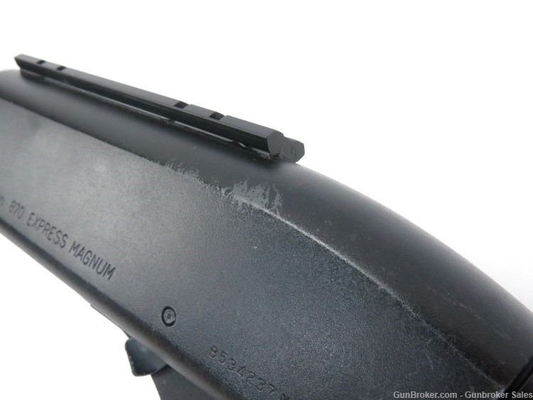 Remington 870 Express Magnum 12GA 20" RIFLED Barrel w/ Flashlight-img-10