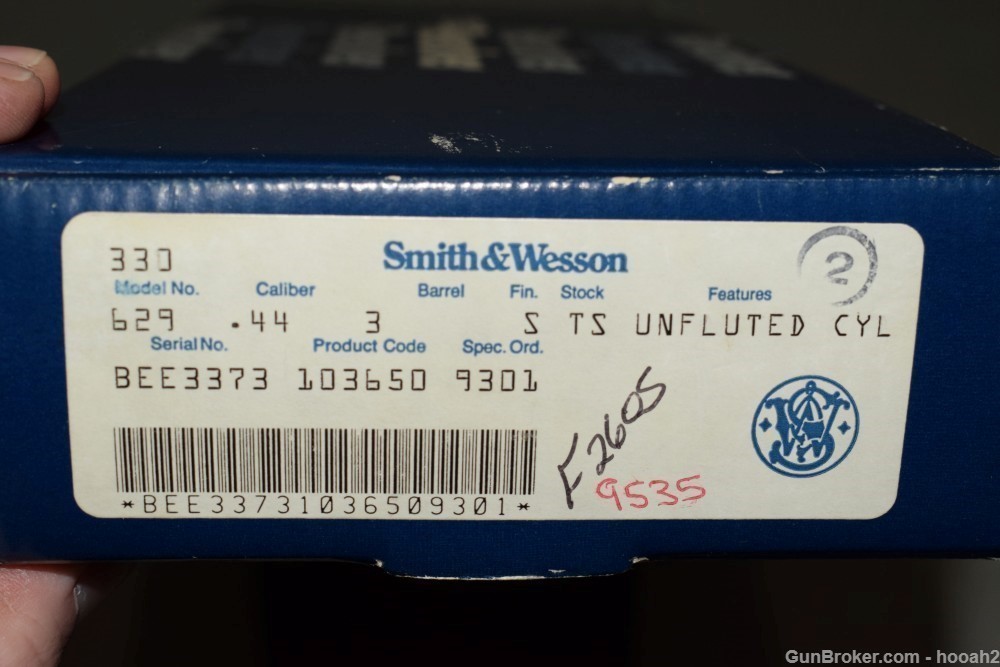 Uncommon Smith & Wesson 629-2 3" Classic Hunter Revolver 44 Mag W Box 1989-img-30