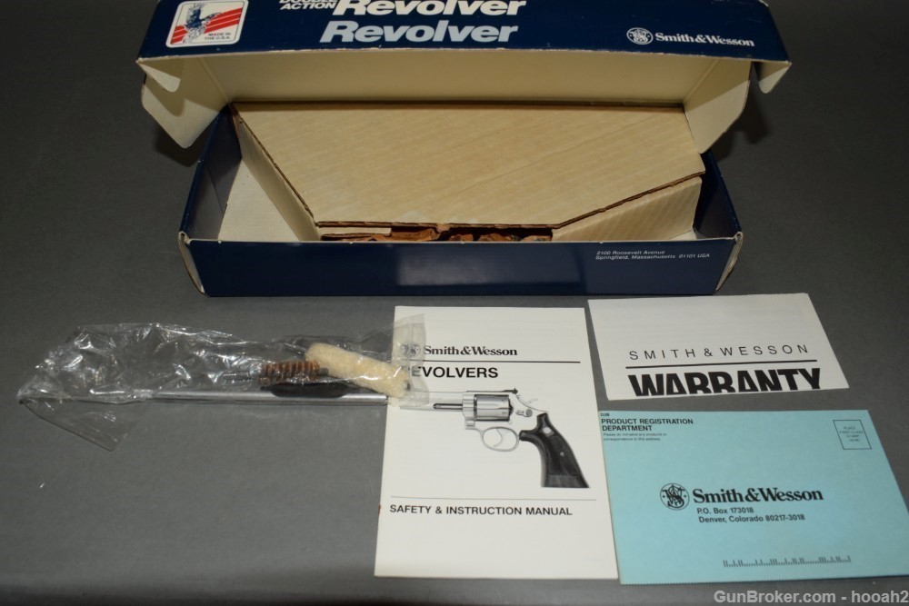 Uncommon Smith & Wesson 629-2 3" Classic Hunter Revolver 44 Mag W Box 1989-img-31