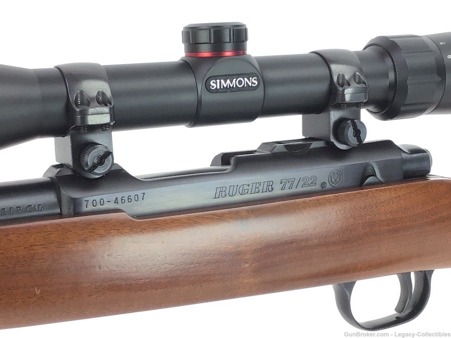 Exceptional - Ruger 77/22 Bolt Action .22 LR  With Scope-img-8
