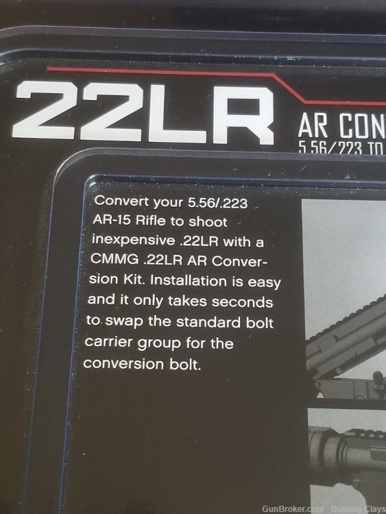CMMG Bravo 22 Long Rifle AR Conversion Kit, 5.56 / .223 to 22 LR, 25 Rd Mag-img-11