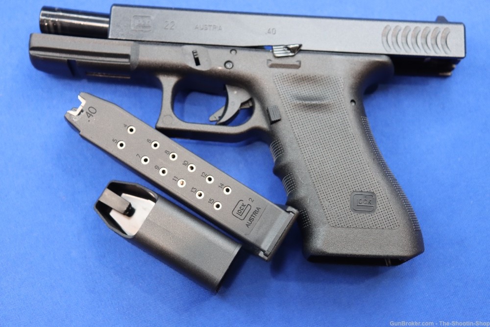 Glock Model G22 RTF Pistol 40S&W 4.5" 15RD Rare Rough Texture Frame AUSTRIA-img-17