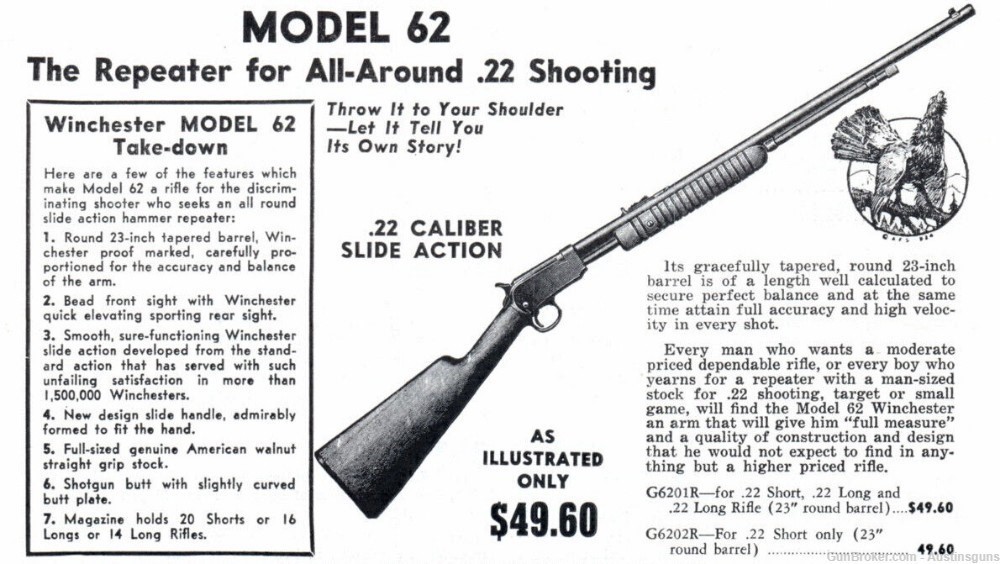 SHARP Winchester Model 62 Rifle - No Reserve!-img-10