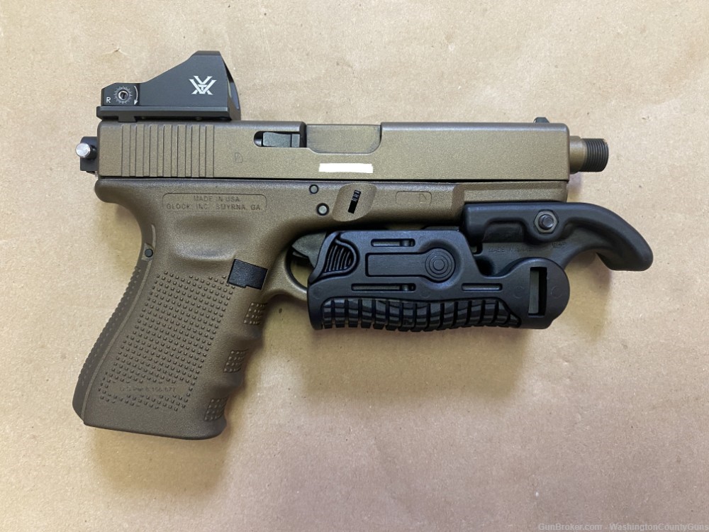 No Law Letter Glock 19 Gen4 with full-auto Sear installed with Vortex Viper-img-3