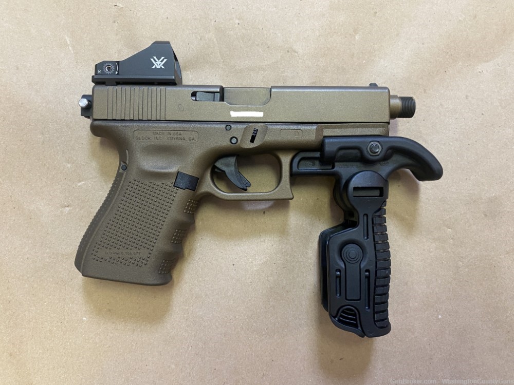 No Law Letter Glock 19 Gen4 with full-auto Sear installed with Vortex Viper-img-0