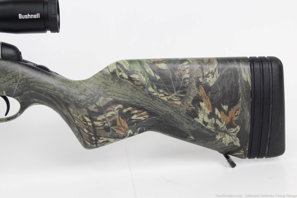 Excellent Steyr SBS 30-06 Stainless / Camo Stock Bushnell Banner 2 Scope-img-5