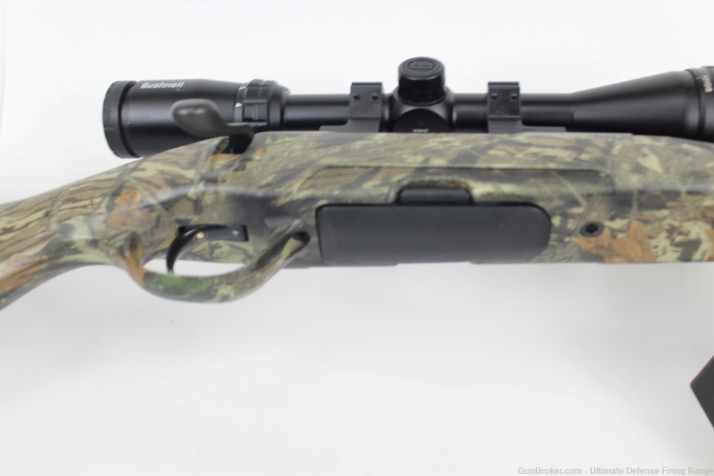 Excellent Steyr SBS 30-06 Stainless / Camo Stock Bushnell Banner 2 Scope-img-11