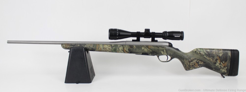 Excellent Steyr SBS 30-06 Stainless / Camo Stock Bushnell Banner 2 Scope-img-2