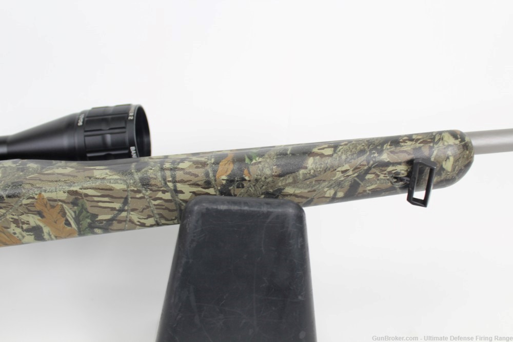Excellent Steyr SBS 30-06 Stainless / Camo Stock Bushnell Banner 2 Scope-img-13