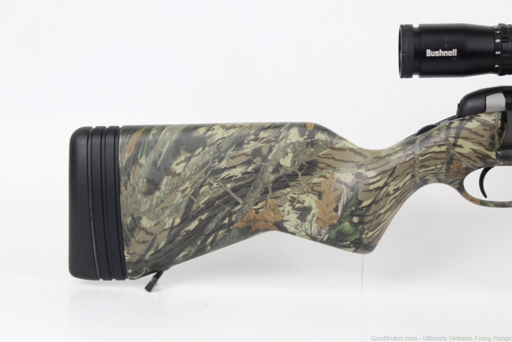 Excellent Steyr SBS 30-06 Stainless / Camo Stock Bushnell Banner 2 Scope-img-8
