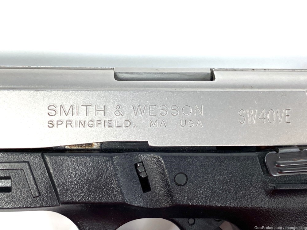 S&W .40 Cal SW40VE Pistol Smith & Wesson Stainless Steel-img-7