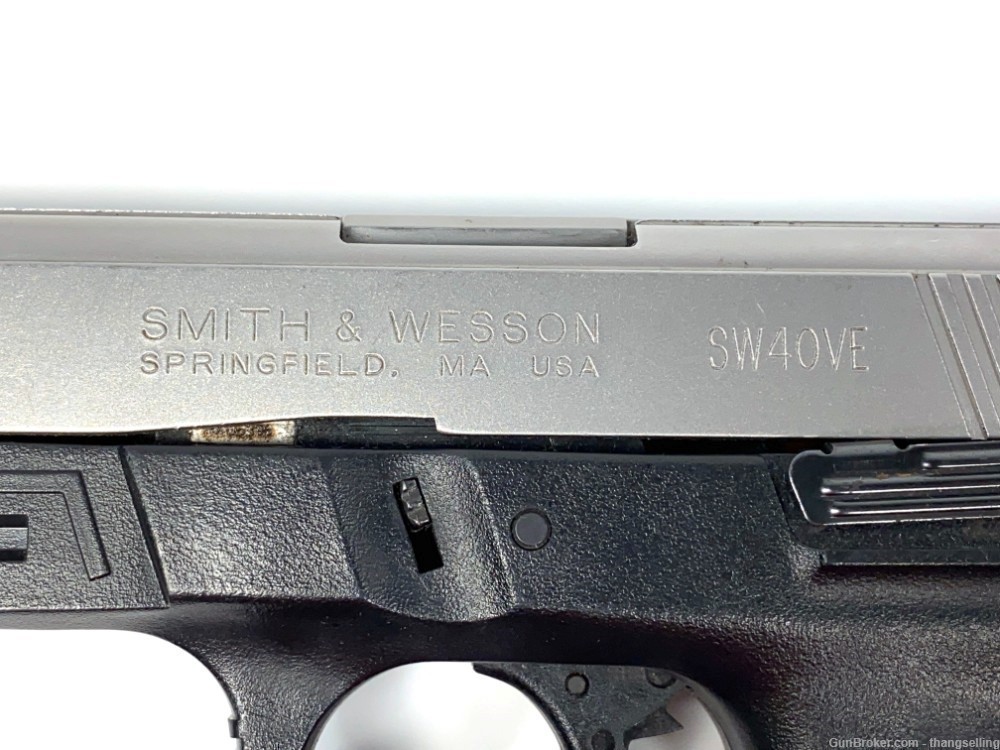 S&W .40 Cal SW40VE Pistol Smith & Wesson Stainless Steel-img-4