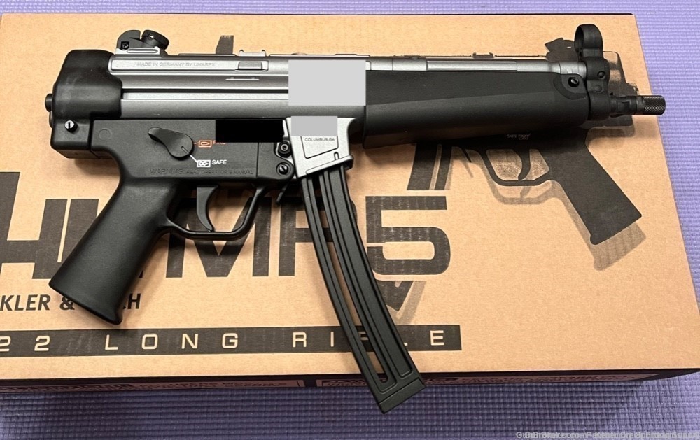 Heckler & Koch H&K MP5 Grey HK .22 LR 22 Long Rifle 25 Round 81000602-img-1