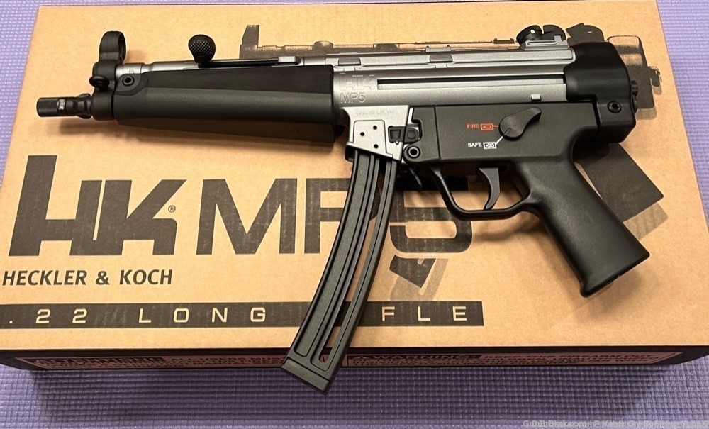 Heckler & Koch H&K MP5 Grey HK .22 LR 22 Long Rifle 25 Round 81000602-img-0