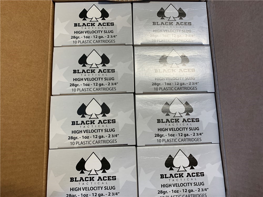 Black Aces Tactical 12ga Slugs 2.75 200rds winchester remington-img-0