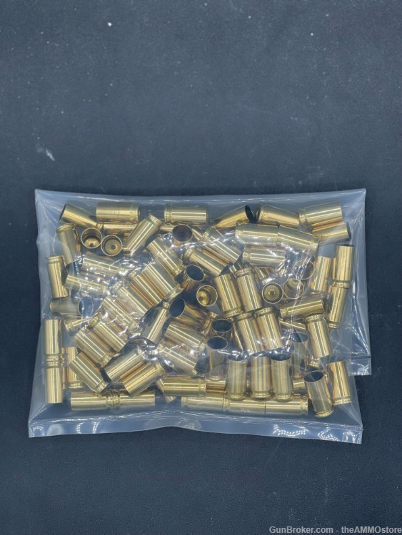 9mm New Brass casing, 100 count bags. -img-0