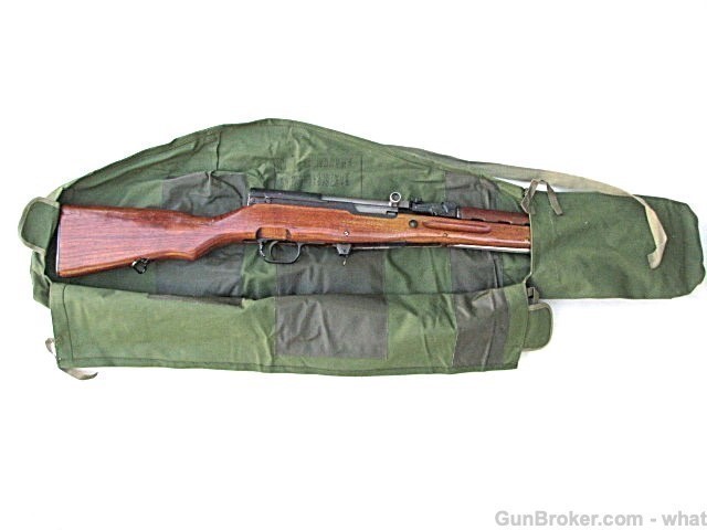Original Chinese SKS Rifle Drop Carry Case with shoulder strap-img-7