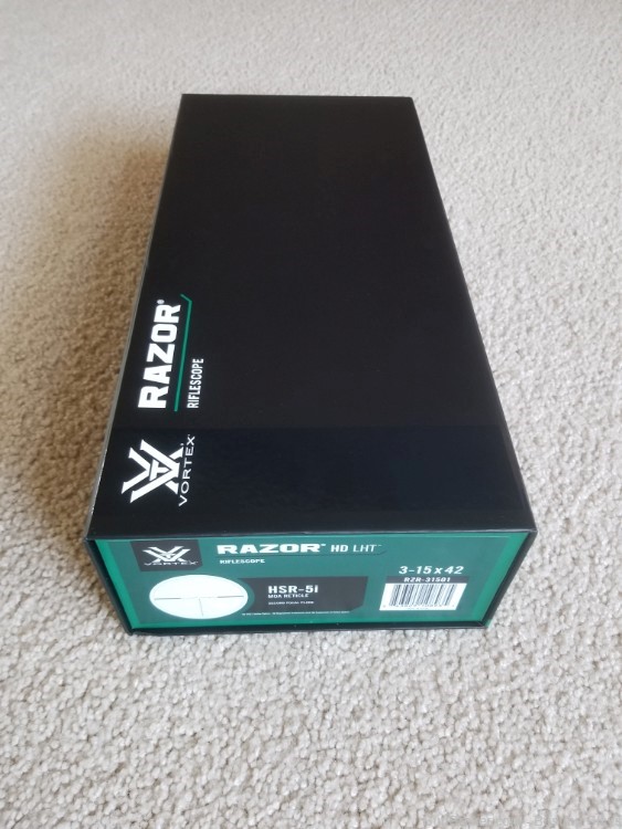 VORTEX Razor HD LHT 3-15 X 42, RZR-31501, HSR-5i MOA, New in Original Box-img-2