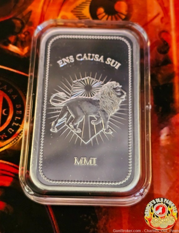 John Wick® 1 oz Silver Continental Bar In Capsule w/EXTRAS!-img-0