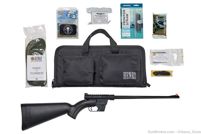 HENRY REPEATING ARMS SURVIVAL PACK: AR-7 RIFLE/GEAR 22 LR-img-0