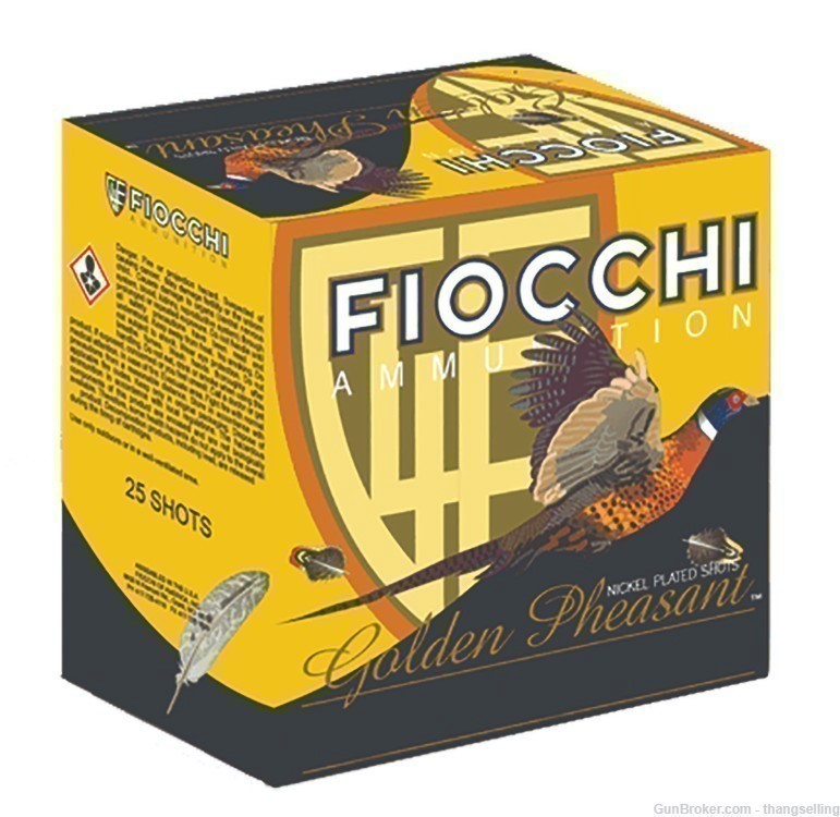 125 Rd Fiocchi 28 Ga 3” Shells 1 & 1/16 Oz LEAD No 7.5 Shot Golden Pheasant-img-0