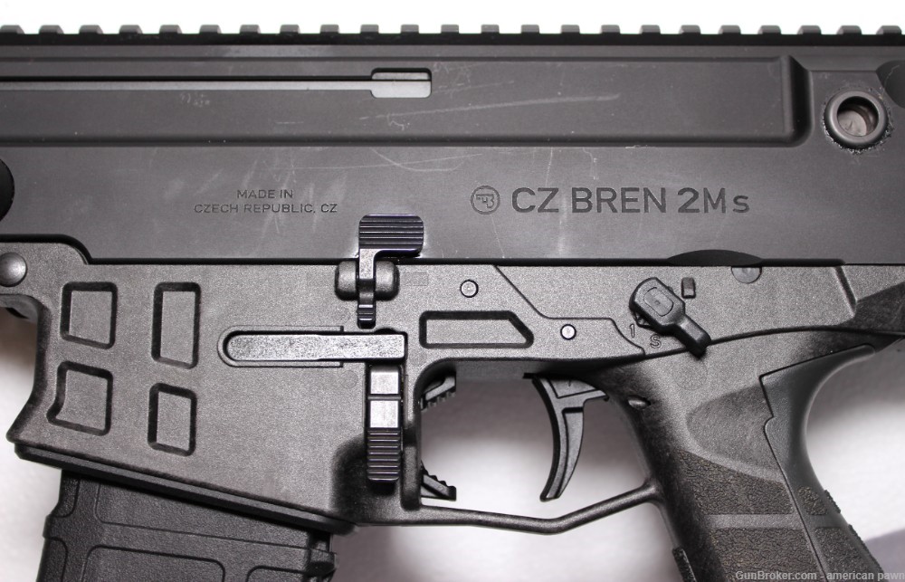 CZ Bren 2 Ms - 5.56 Cal. 8" Threaded Barrel Forged Steel Pistol, 1 Magazine-img-8