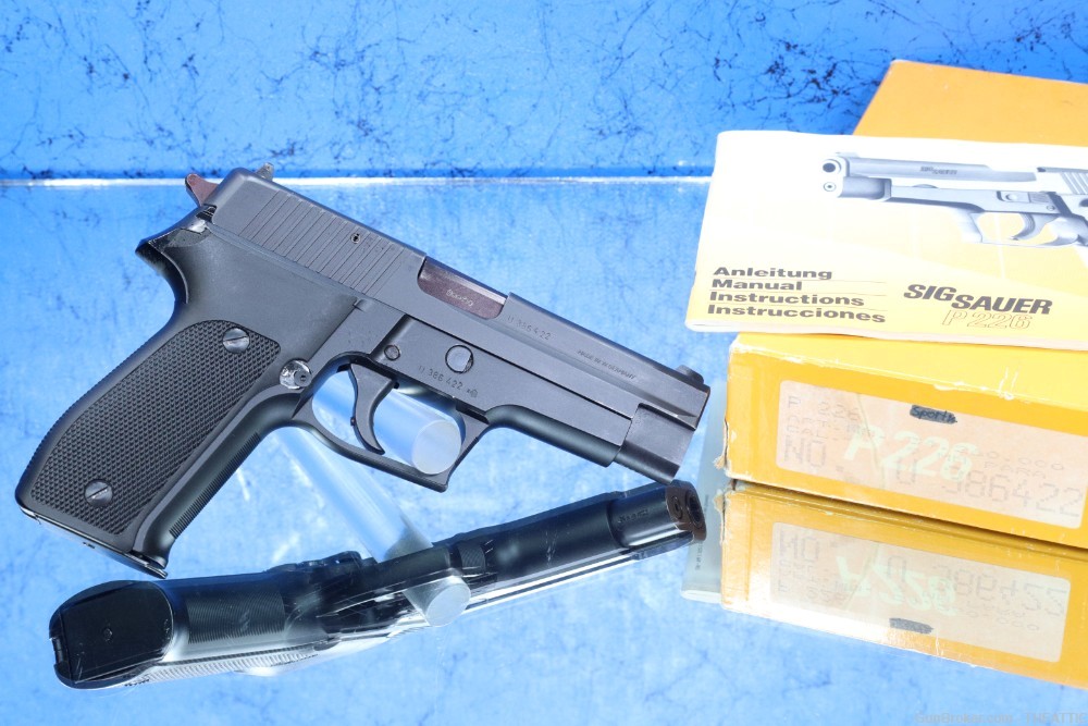 SIG SAUER P226 9MM W/BOX AND MANUAL MADE IN WEST GERMANY / 1989-img-56