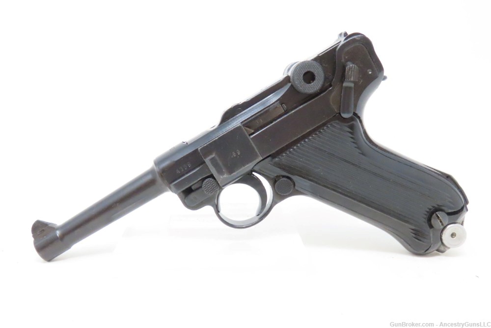 “1940” Date World War II German Mauser “42” Code 9mm LUGER PISTOL WWII  -img-2