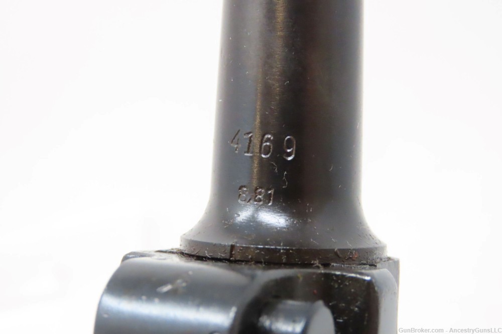 “1940” Date World War II German Mauser “42” Code 9mm LUGER PISTOL WWII  -img-16