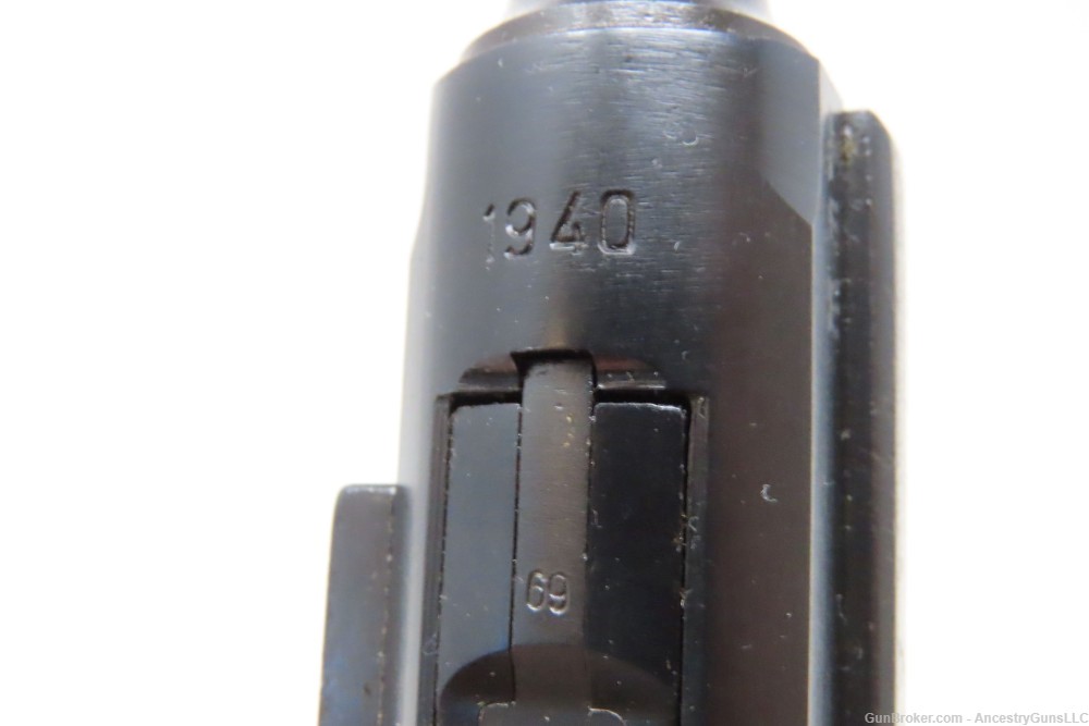 “1940” Date World War II German Mauser “42” Code 9mm LUGER PISTOL WWII  -img-11