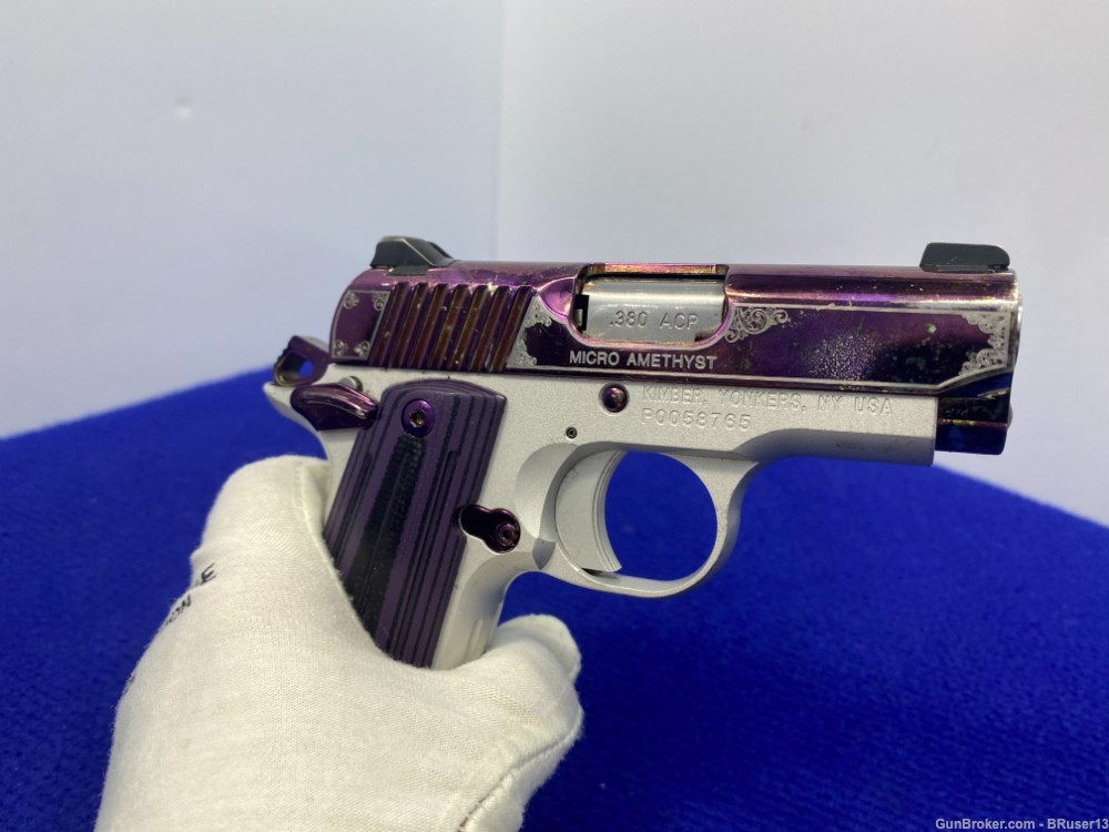 Kimber Micro Amethyst .380 ACP 2.75" *SPECIAL EDITION AMETHYST PVD FINISH*-img-24