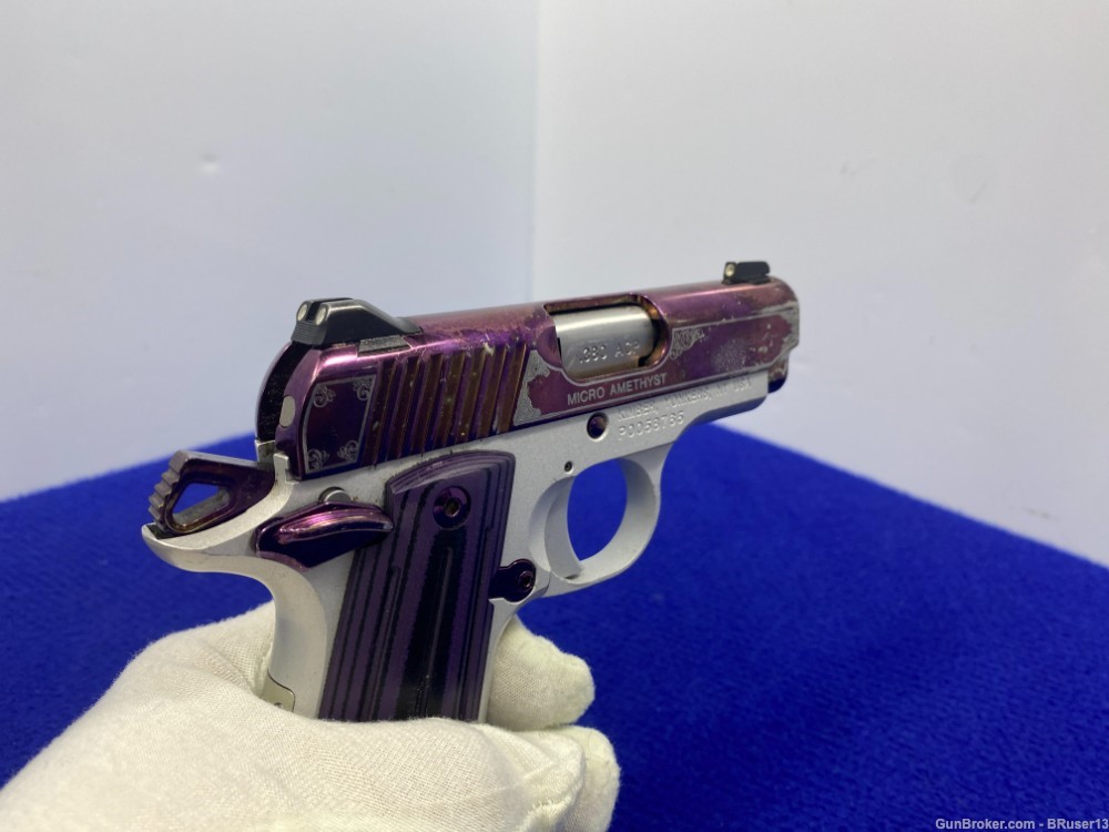 Kimber Micro Amethyst .380 ACP 2.75" *SPECIAL EDITION AMETHYST PVD FINISH*-img-18