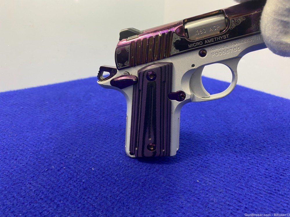 Kimber Micro Amethyst .380 ACP 2.75" *SPECIAL EDITION AMETHYST PVD FINISH*-img-30