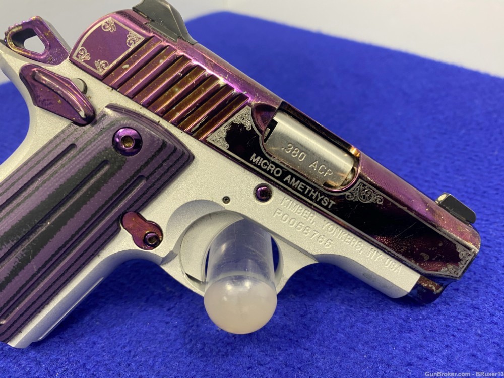 Kimber Micro Amethyst .380 ACP 2.75" *SPECIAL EDITION AMETHYST PVD FINISH*-img-13