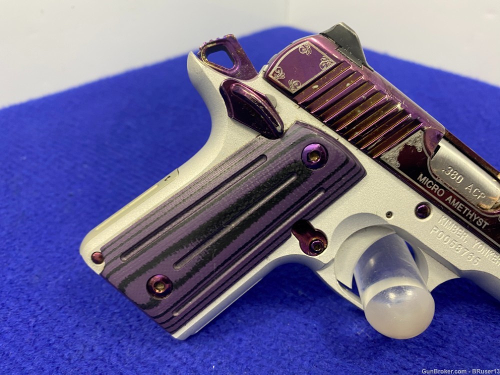 Kimber Micro Amethyst .380 ACP 2.75" *SPECIAL EDITION AMETHYST PVD FINISH*-img-12