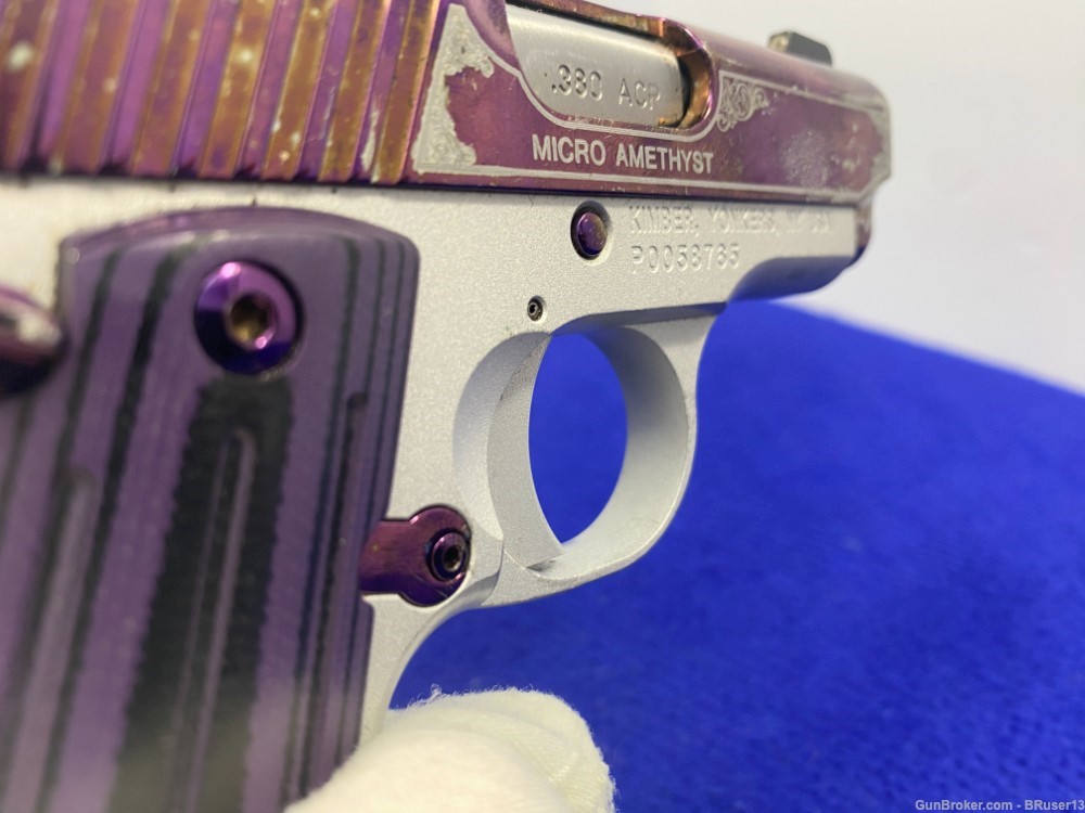 Kimber Micro Amethyst .380 ACP 2.75" *SPECIAL EDITION AMETHYST PVD FINISH*-img-27