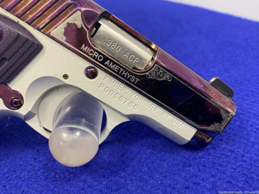 Kimber Micro Amethyst .380 ACP 2.75" *SPECIAL EDITION AMETHYST PVD FINISH*-img-14