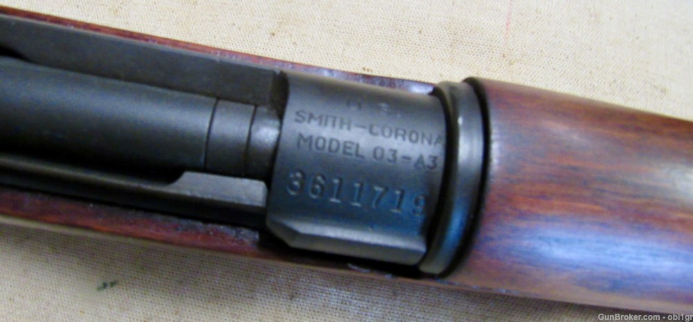Very Early WWII USGI Smith Corona Model 03A3 .30-06 1942 Rifle .01 NR-img-3